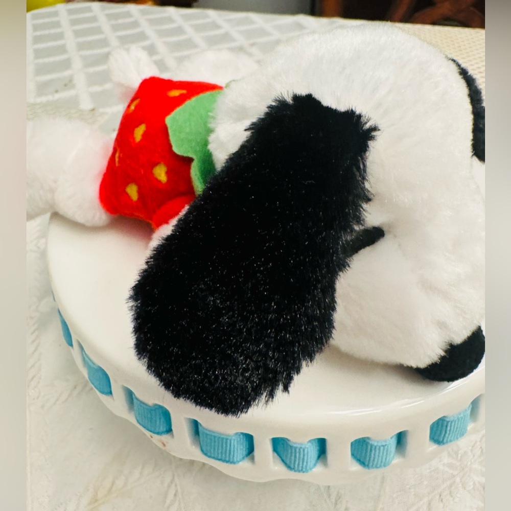 RARE Peanuts Strawberry Snoopy Plush Berry Puppy Dog Hallmark Plush
